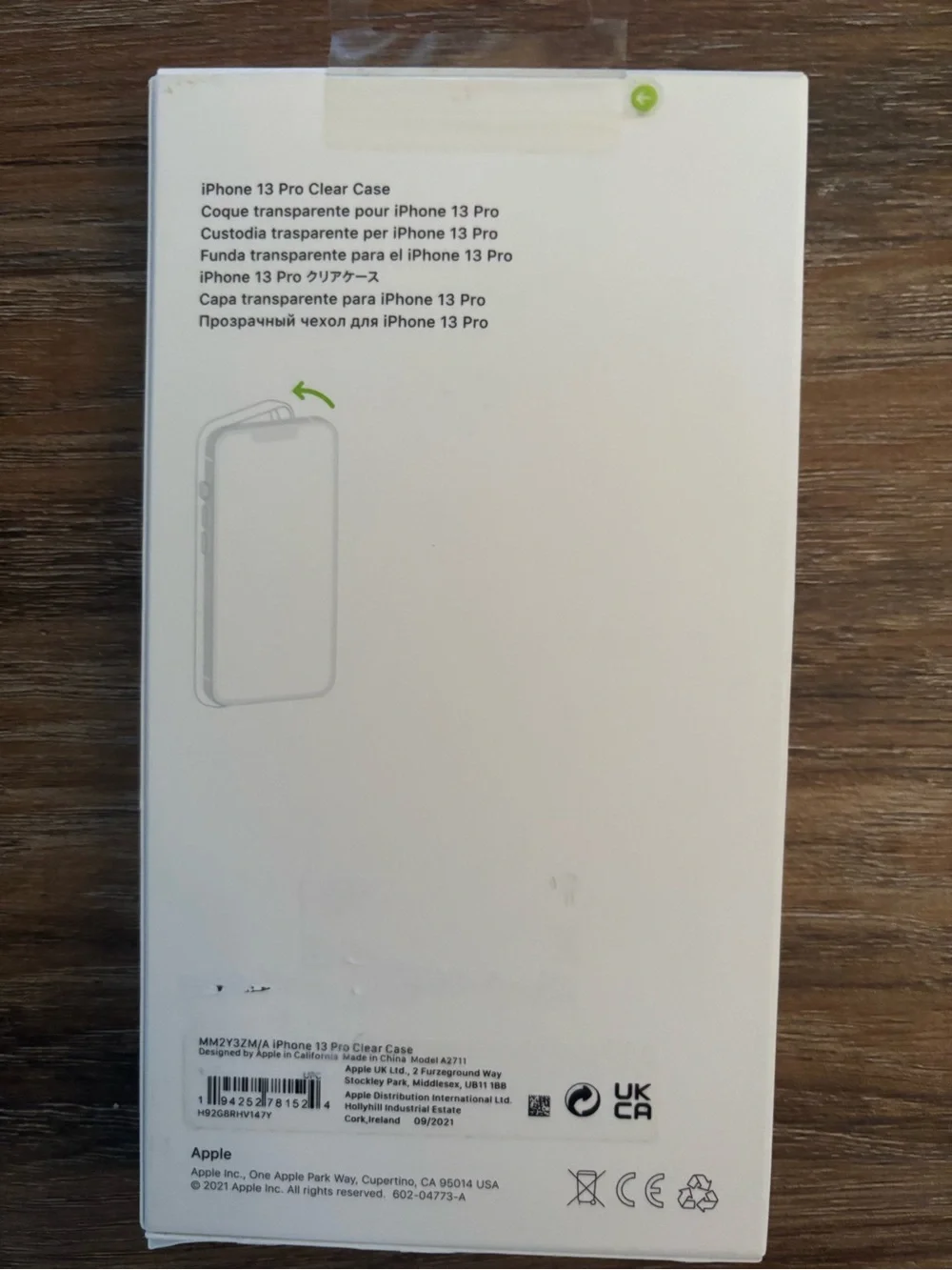 Apple Clear MagSafe Case for iPhone 13 Pro - Transparent